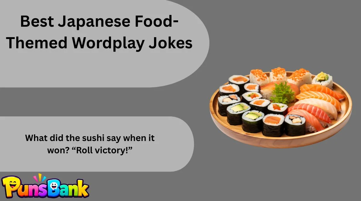 Best Japanese Food-Themed Wordplay Jokes