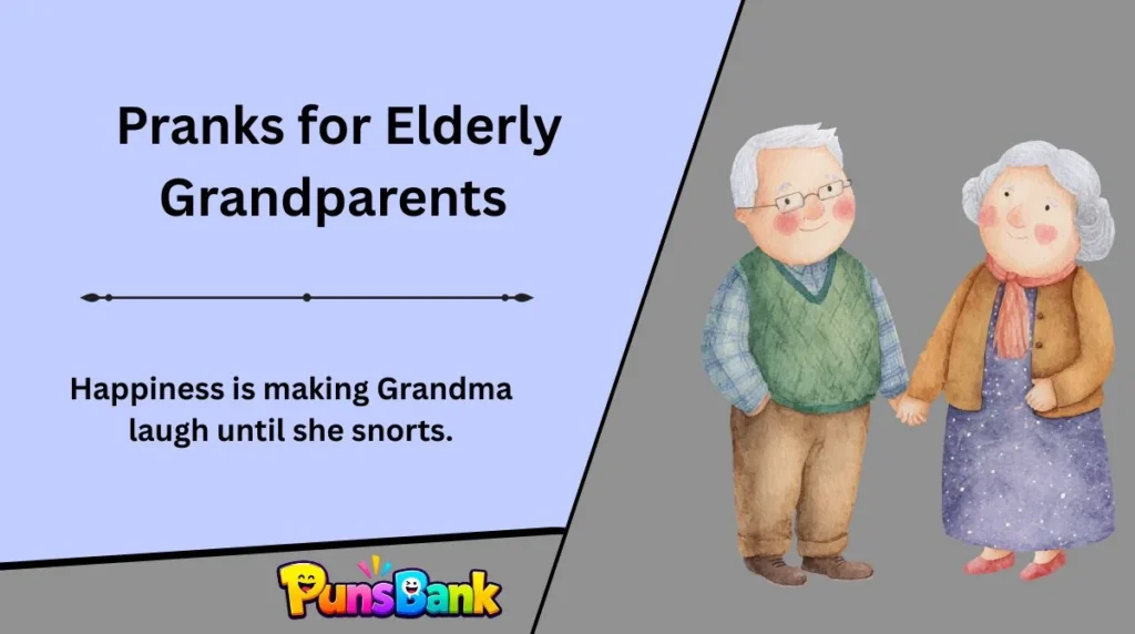 Pranks for Elderly Grandparents
