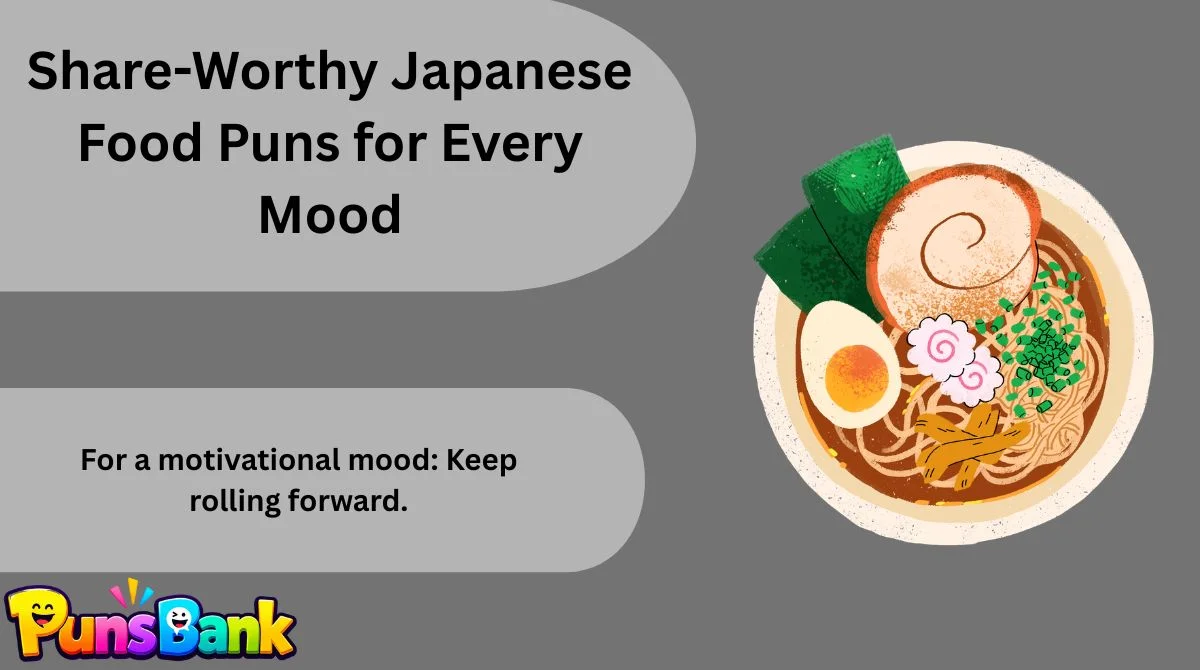 Share-Worthy Japanese Food Puns for Every Mood
