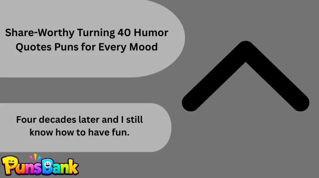 Share-Worthy Turning 40 Humor Quotes Puns for Every Mood