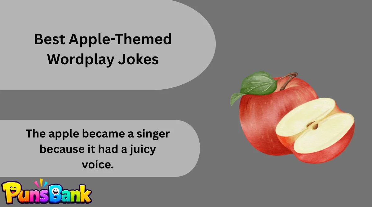 Best Apple-Themed Wordplay Jokes