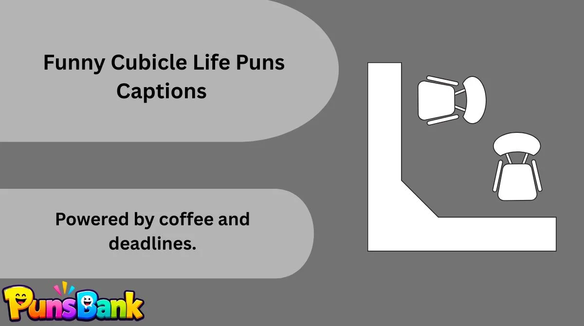   Funny Cubicle Life Puns Captions