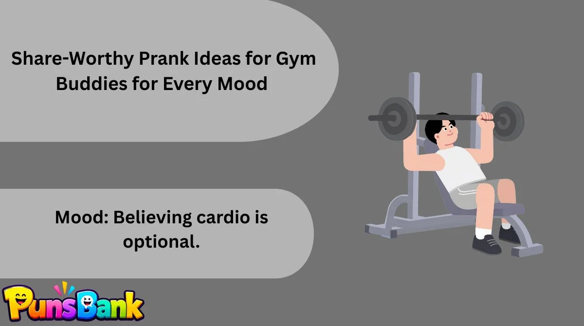   Share-Worthy Prank Ideas for Gym Buddies for Every Mood